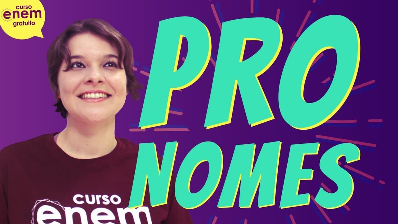 Thumbnail: PRONOMES RETOS, OBLÍQUOS E DEMONSTRATIVOS | Resumo de Gramática para o Enem