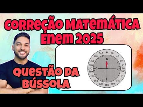 Thumbnail da aula: ENEM 2025 - MATEMÁTICA | O DONO DE UMA EMBARCAÇÃO DEVE PARTIR DO PONTO P E CHEGAR AO PONTO R...