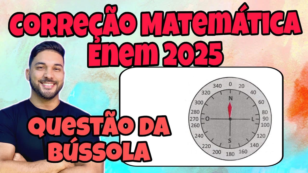Thumbnail: ENEM 2025 - MATEMÁTICA | O DONO DE UMA EMBARCAÇÃO DEVE PARTIR DO PONTO P E CHEGAR AO PONTO R...