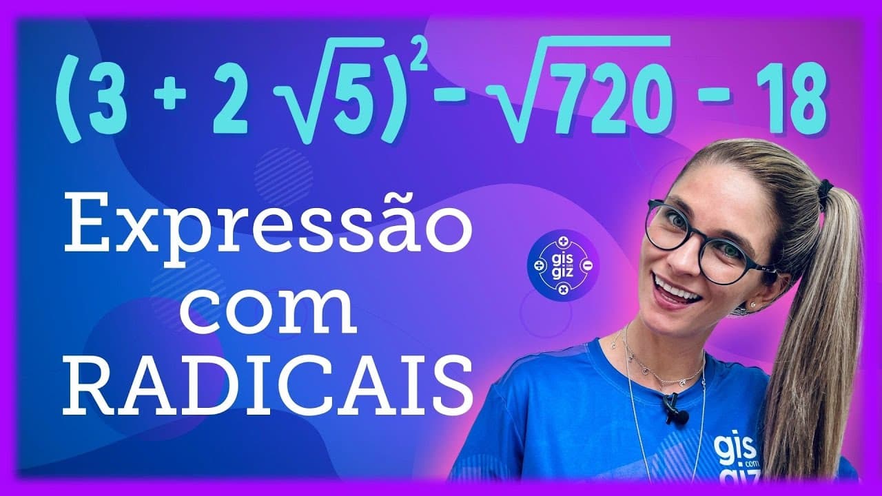 Thumbnail: EXPRESSÃO COM RADICAIS | RADICIAÇÃO |