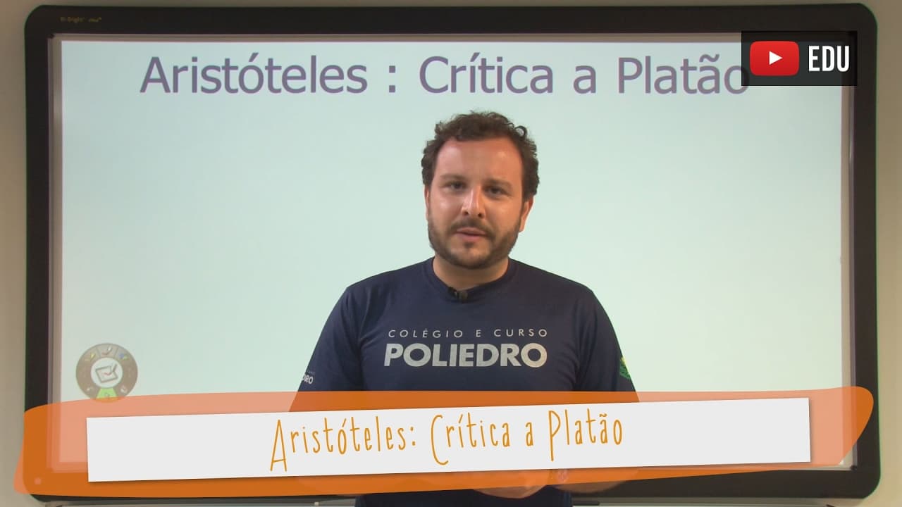 Thumbnail: Videoaulas Poliedro | Aristóteles: crítica a Platão