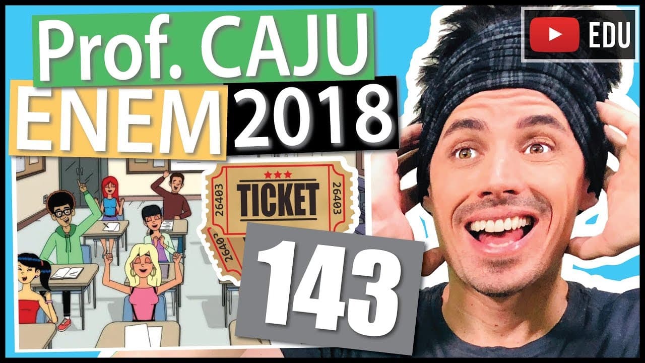 Thumbnail: [ENEM 2018] 143 📓 ÁLGEBRA Durante uma festa de colégio, um grupo de alunos organizou uma rifa.