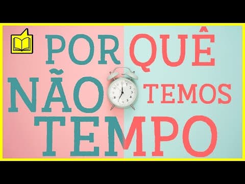 Thumbnail da aula: Pq NÃO temos tempo? Sobre a brevidade da vida (Sêneca)