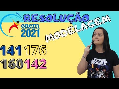 Thumbnail da aula: Enem 2021 142 (Azul) Modelagem - Aplicativos que gerenciam serviços de hospedagem