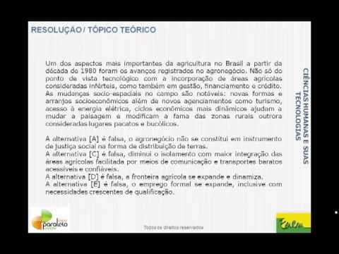 Thumbnail da aula: Questão resolvida e comentada da Prova Amarela do Enem 2010 (Geografia - Questão 01)