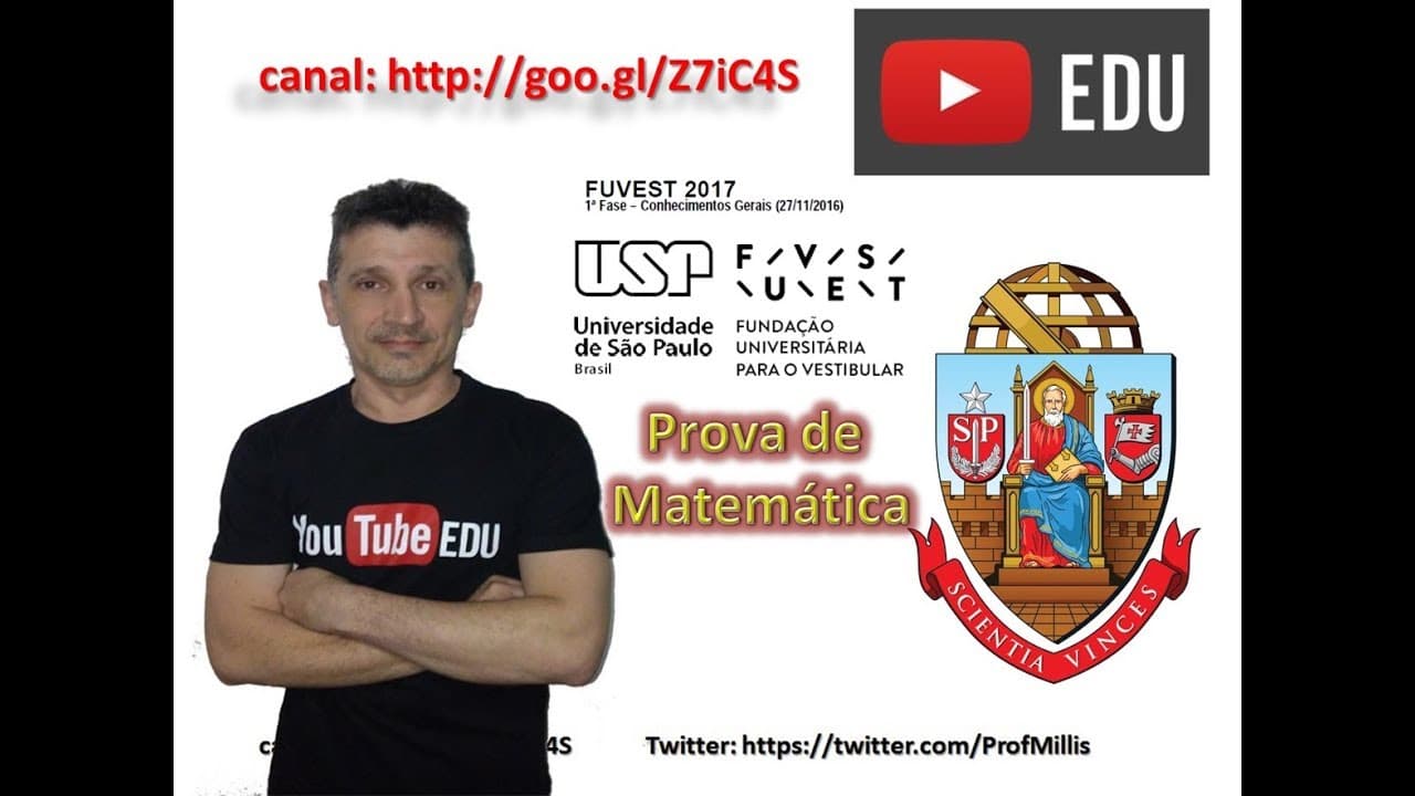 Thumbnail: Fuvest 2017 1 fase Q82 Matemática