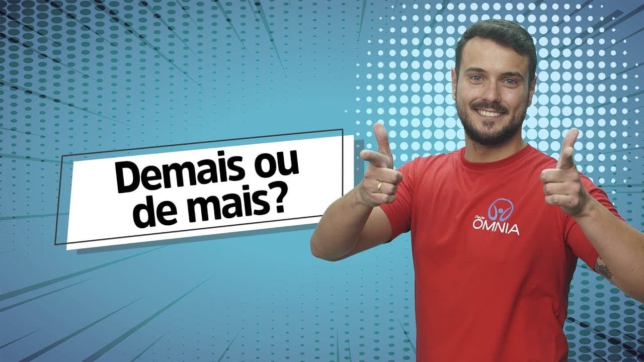 Thumbnail: Demais ou de mais? - Brasil Escola