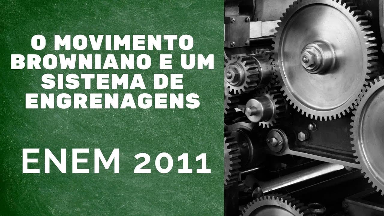 Thumbnail: Física ENEM 2011 - O movimento browniano e um sistema de engrenagens