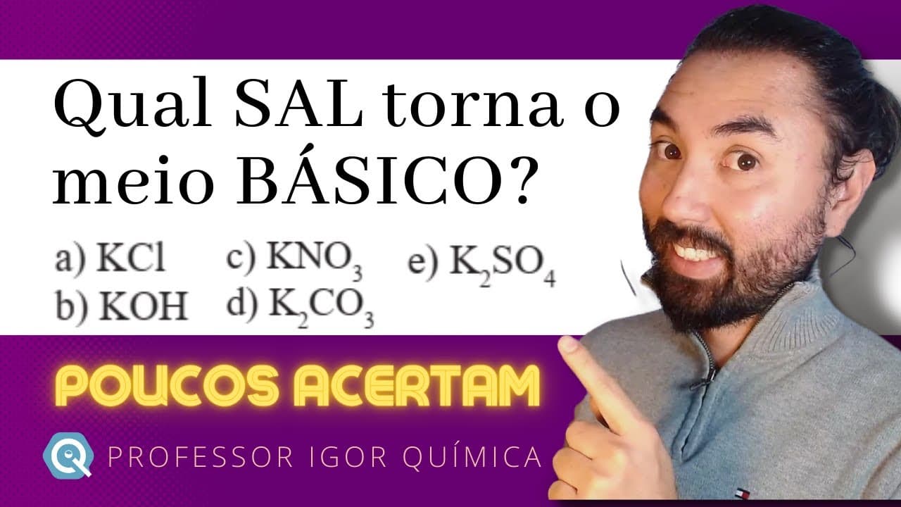 Thumbnail: Qual sal torna o meio básico? | Unioeste 2023