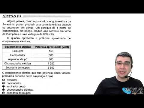 Thumbnail da aula: ENEM 2018 Azul Natureza Questão 115