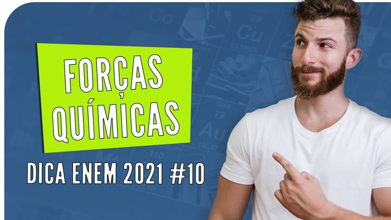 Thumbnail: Forças Químicas DICA ENEM 2021 #10 – Bioexplica