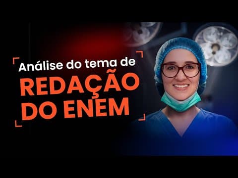 Thumbnail da aula: Análise Redação ENEM 2025: "Perspectivas acerca do envelhecimento na sociedade brasileira"