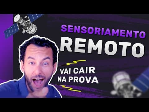Thumbnail da aula: GEOGRAFIA explica tudo sobre Sensoriamento Remoto | JeanGrafia