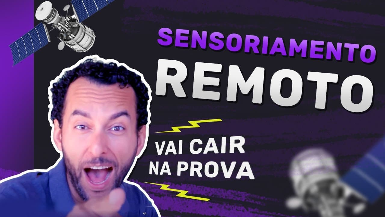 Thumbnail: GEOGRAFIA explica tudo sobre Sensoriamento Remoto | JeanGrafia