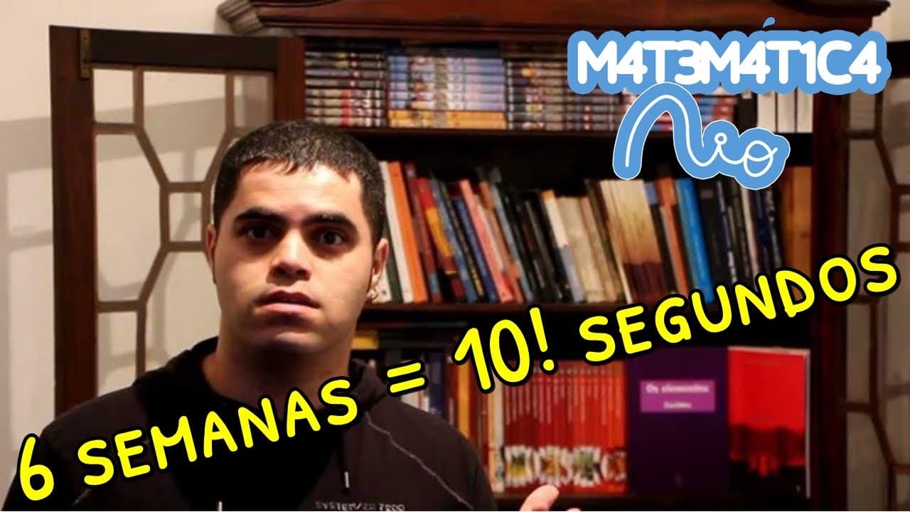 Thumbnail: Fatorial - 10! é Igual a 6 Semanas | Matemática Rio