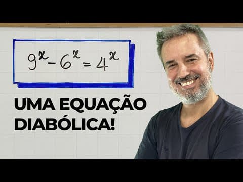 Thumbnail da aula: Uma Equação Exponencial DIABÓLICA! 😈🔥 [Horizontal]