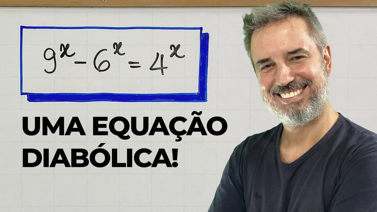 Thumbnail: Uma Equação Exponencial DIABÓLICA! 😈🔥 [Horizontal]