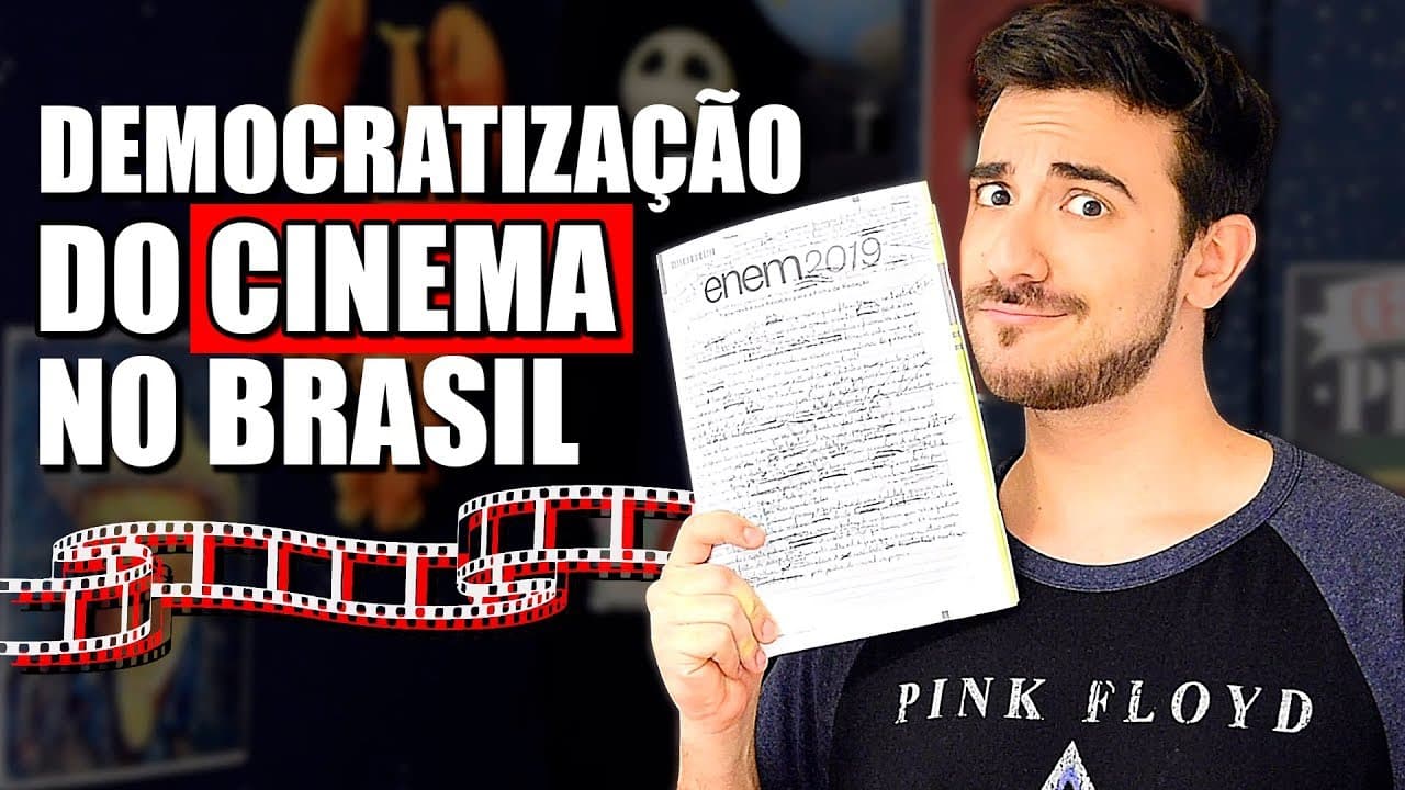 Thumbnail: MINHA REDAÇÃO DO ENEM 2019 (CORRIGIDA): Democratização do Acesso ao CINEMA no Brasil