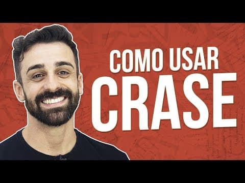 Thumbnail da aula: SAIBA QUANDO USAR CRASE | Prof. Felipe Moraes