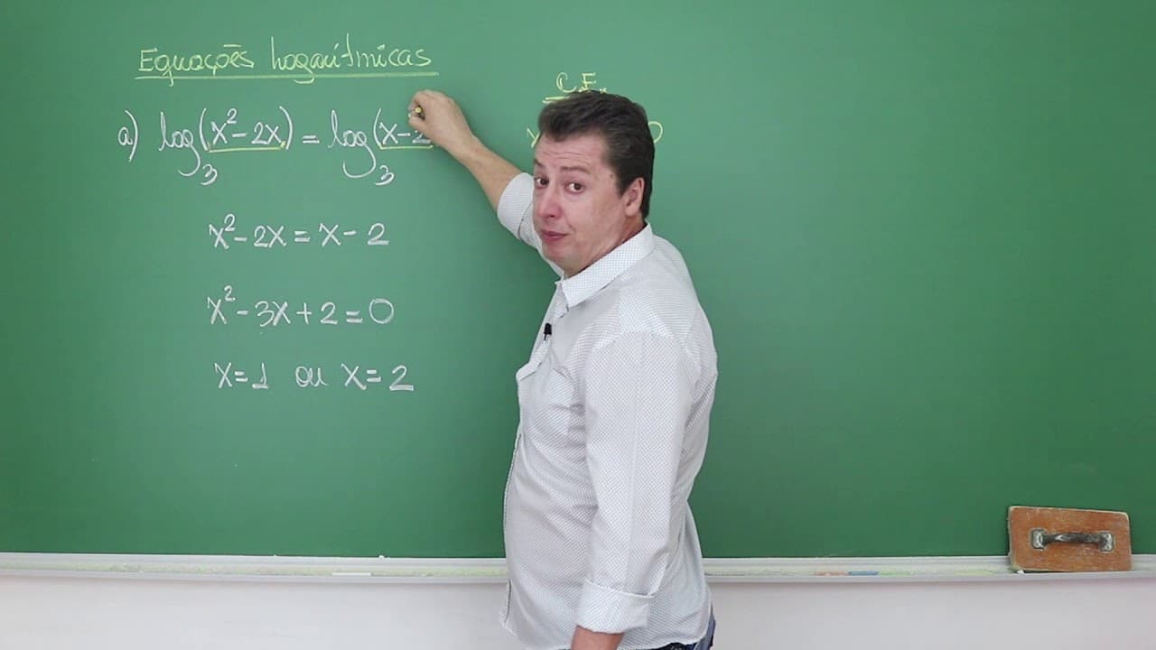 Thumbnail: Equações Logarítmicas [Matemática para o ENEM]