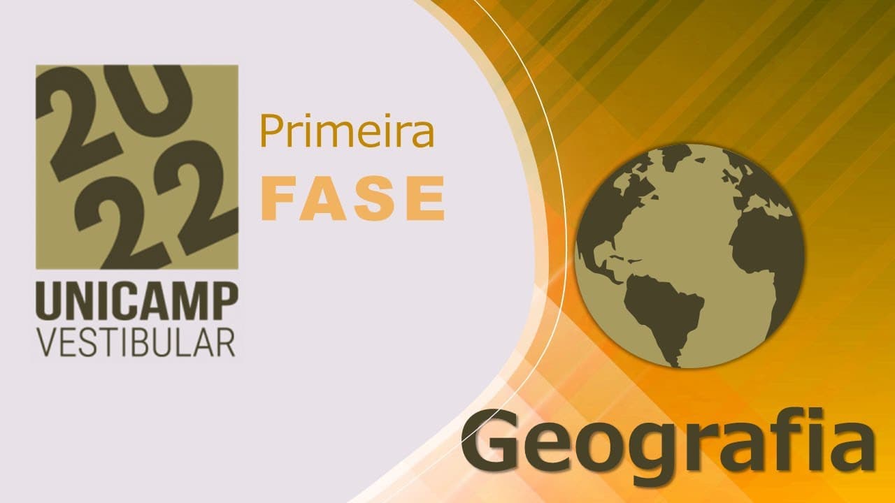 Thumbnail: Questão 43 - Geografia - Unicamp 2022 (primeira fase)