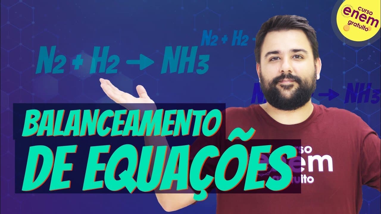 Thumbnail: BALANCEAMENTO POR TENTATIVA | Resumo de Química para o Enem