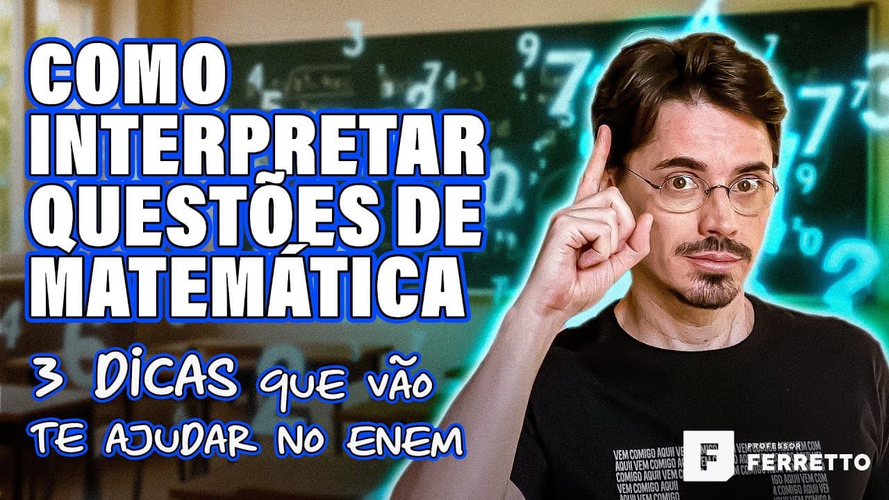 Thumbnail: How to interpret math questions on the ENEM exam? ✍🏻