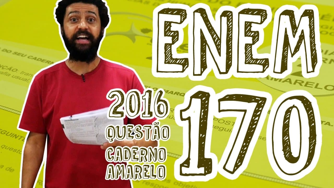 Thumbnail: ENEM - Questão 170 (Caderno Amarelo)