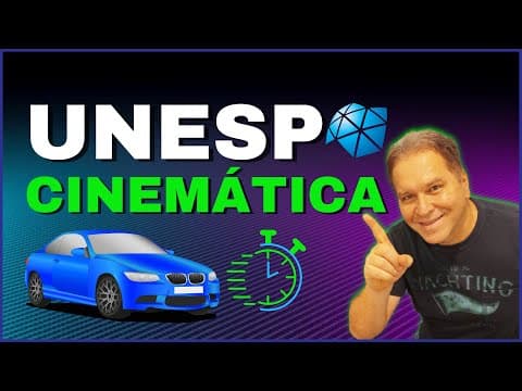 Thumbnail da aula: UNESP/SP - FÍSICA - VELOCIDADE MÉDIA