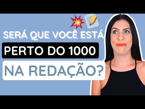 Thumbnail da aula: Teste seu NÍVEL de redação
