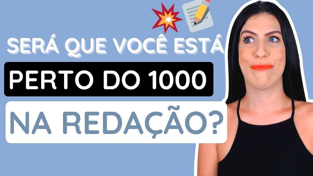 Thumbnail: Teste seu NÍVEL de redação