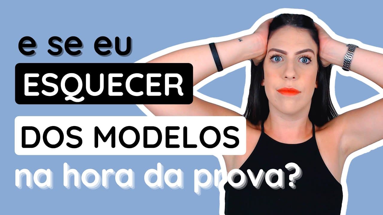 Thumbnail: Como lembrar dos modelos de redação na hora do Enem?