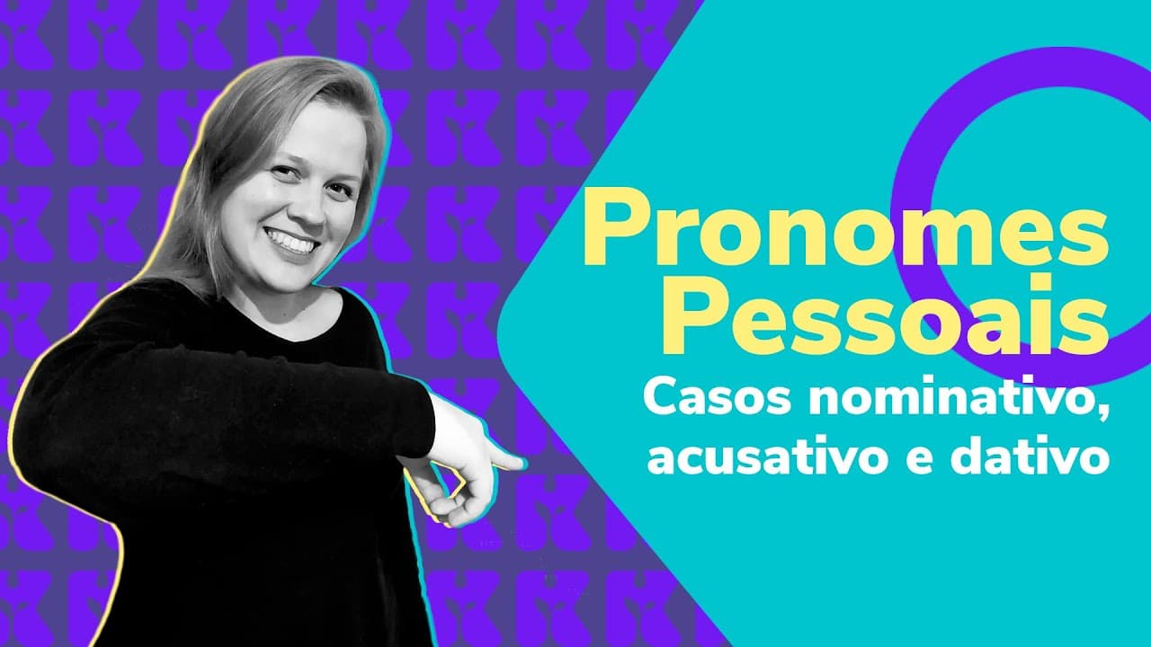 Thumbnail: Pronomes pessoais nos casos nominativo, acusativo e dativo | Alemão | Aula #51
