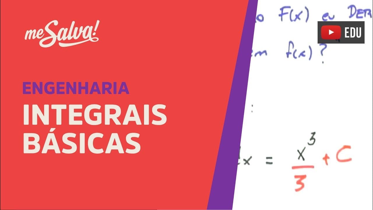 Thumbnail: Me Salva! INT03 - Integrais básicas que você deve saber