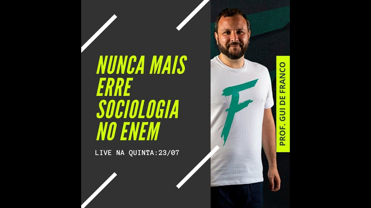 Thumbnail: NUNCA MAIS ERRE SOCIOLOGIA NO ENEM