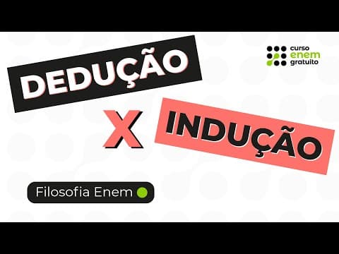 Thumbnail da aula: DEDUÇÃO X INDUÇÃO | Filosofia para o Enem | Ernani Júnior