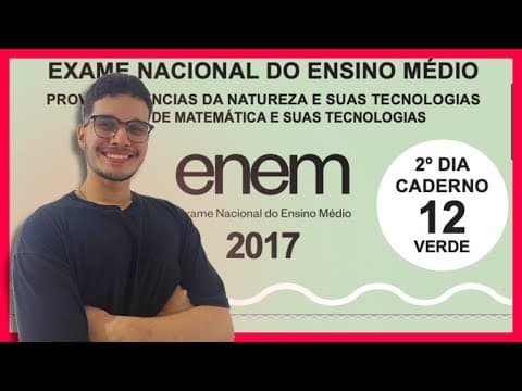 Thumbnail da aula: ENEM 2017 LIBRAS - MATEMÁTICA: Resolução Completa! (🧠 Monitor Memorize José Guilherme)