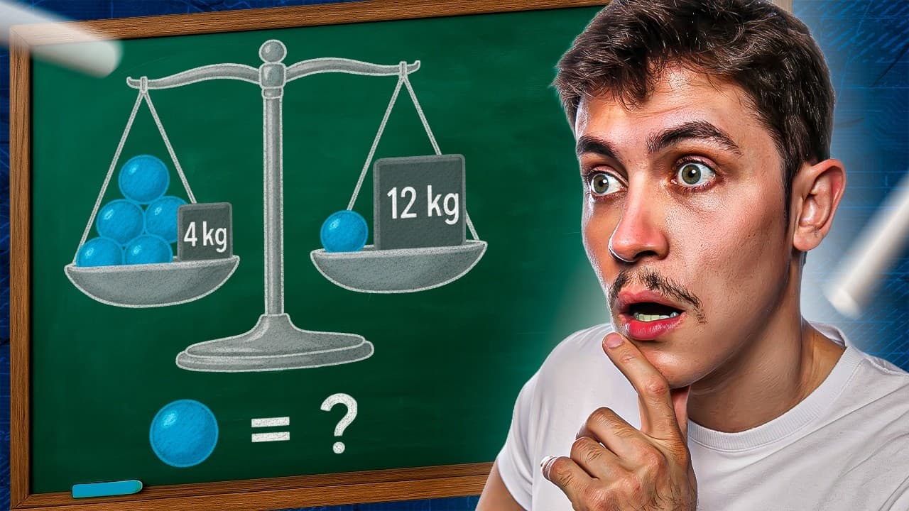 Thumbnail: Quase todo mundo erra esse problema de matemática