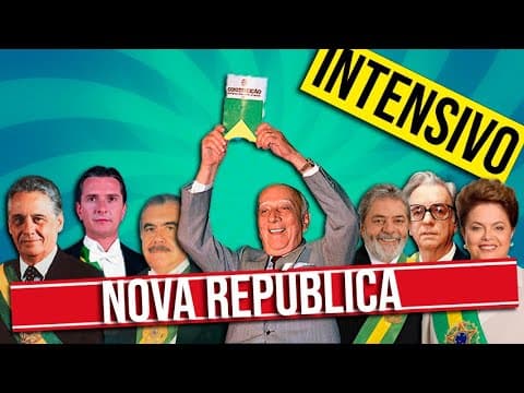 Thumbnail da aula: A NOVA REPÚBLICA: O QUE MUDOU NO BRASIL APÓS A DITADURA?