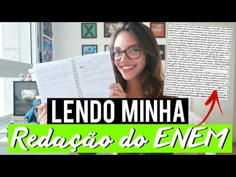 Thumbnail da aula: LENDO E COMENTANDO MINHA REDAÇÃO DO ENEM 2016 - Débora Aladim