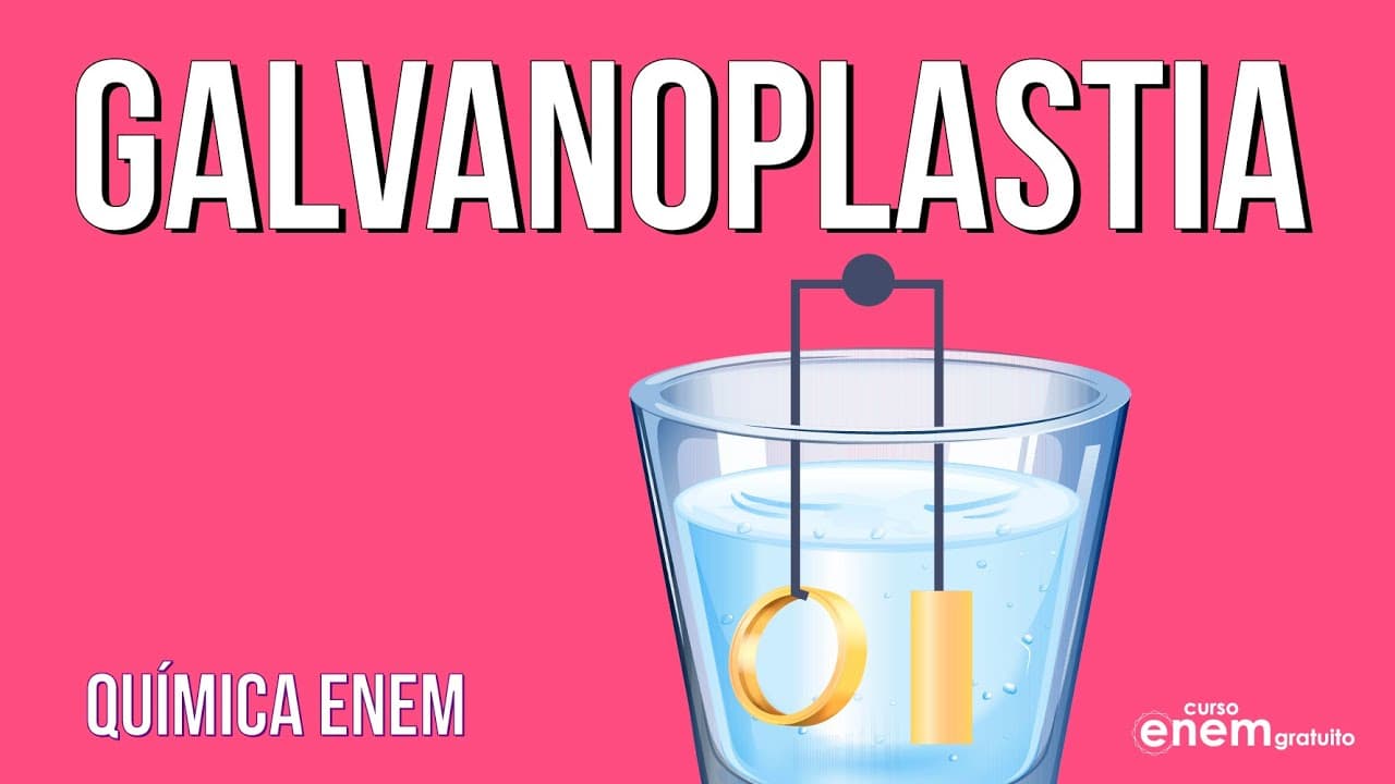 Thumbnail: GALVANOPLASTIA: tipos de metais, características | RESUMO DE QUÍMICA PARA O ENEM