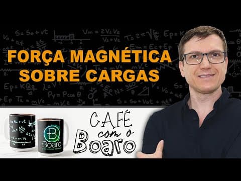 Thumbnail da aula: FORÇA MAGNÉTICA SOBRE CARGAS - Eletromagnetismo - EXERCÍCIOS para REVISÃO de FÍSICA - EXC088