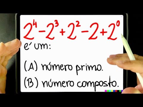 Thumbnail da aula: 🔥 Soma de POTÊNCIAS DE 2 que NINGUÉM SABE FAZER! 😱 Você consegue resolver?