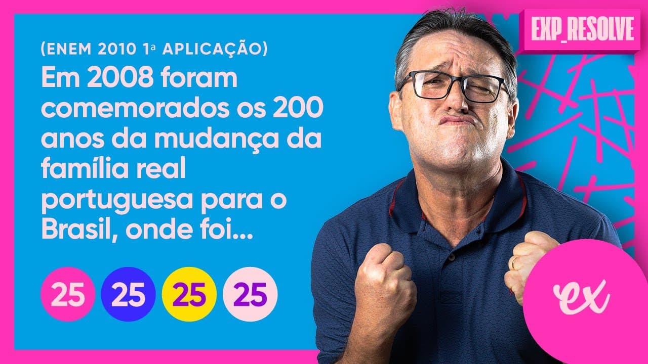 Thumbnail: EM 2008 FORAM COMEMORADOS OS 200 ANOS DA MUDANÇA DA FAMÍLIA REAL PORTUGUESA (...) | PERÍODO JOANINO