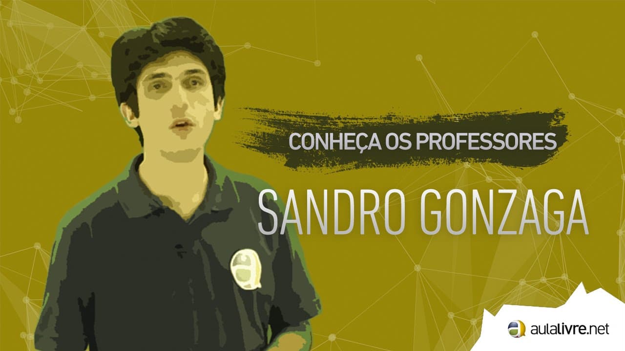 Thumbnail: Conheça os Professores #17 - Sandro Gonzaga - História do Brasil - Período Joanino
