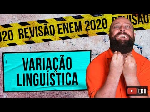 Thumbnail da aula: Variação Linguística – Revisão Enem com Prof. Noslen