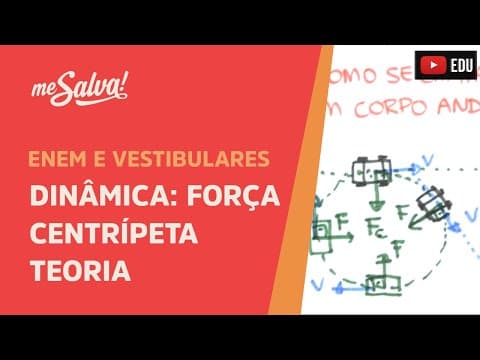 Thumbnail da aula: Força Centrípeta: Teoria | ENEM e Vestibulares | Me Salva!