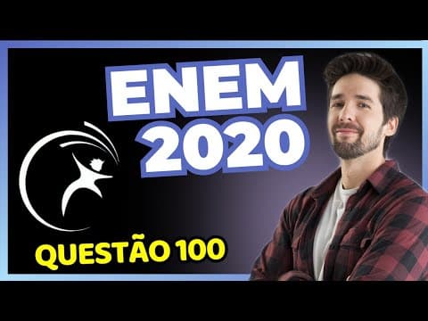 Thumbnail da aula: QUESTÃO ENEM 2020: Plantas pioneiras são as que iniciam o processo natural de cicatrização de uma