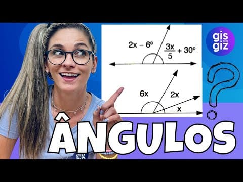 Thumbnail da aula: ÂNGULOS - RESOLUÇÃO DE EXERCÍCIOS \Prof. Gis/