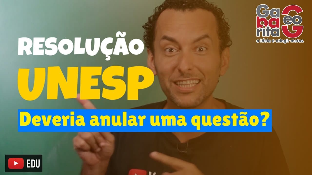 Thumbnail: Resolução da UNESP 2020| Geografia |